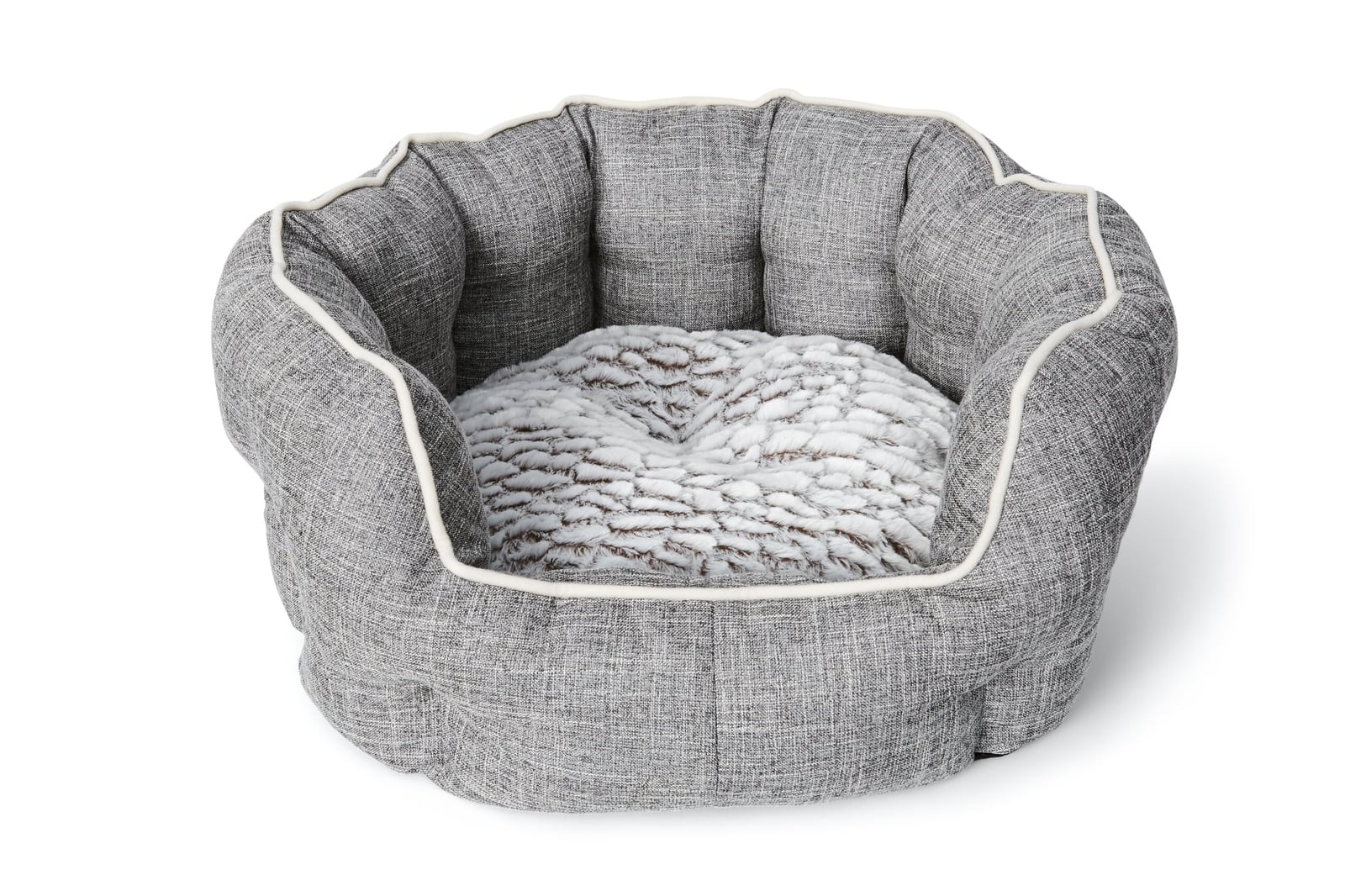 Deluxe Round High-Sided Bed