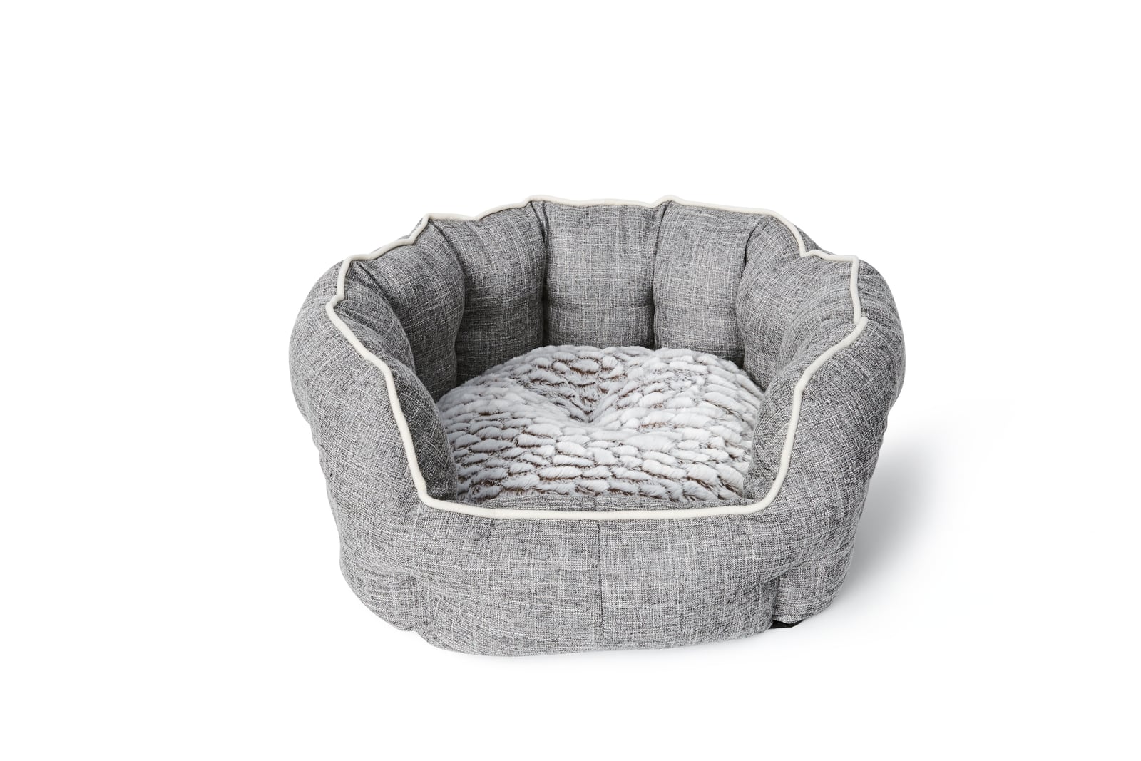 Deluxe Round High-Sided Bed