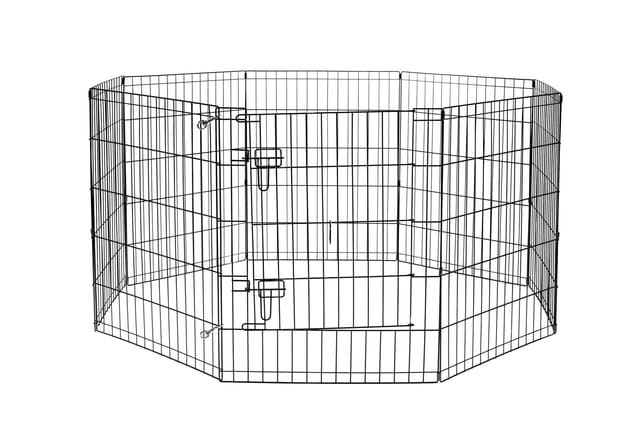 8-Panel Exercise Pen with Door