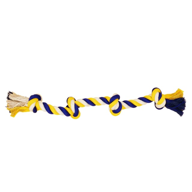 Blue and Yellow Big Tug Rope