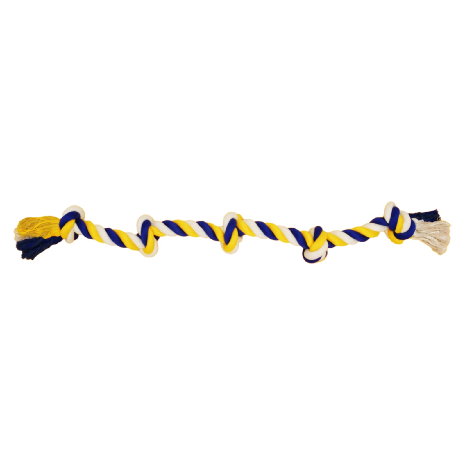 Blue and Yellow Big Tug Rope