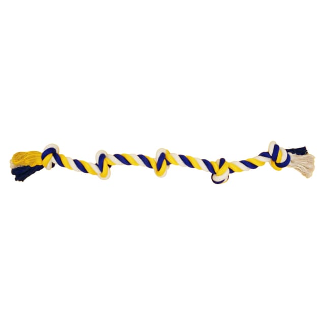 Blue and Yellow Big Tug Rope