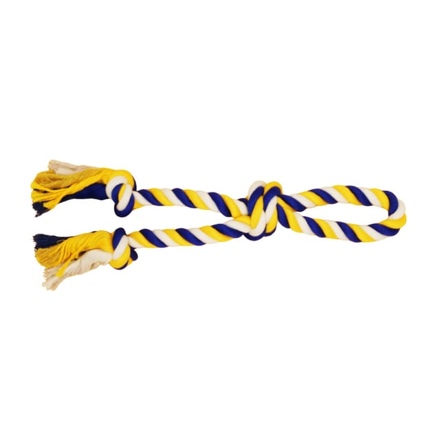 Blue and Yellow Big Tug Rope