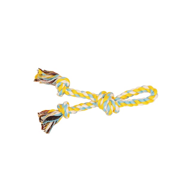 Blue and Yellow Small Tug Rope