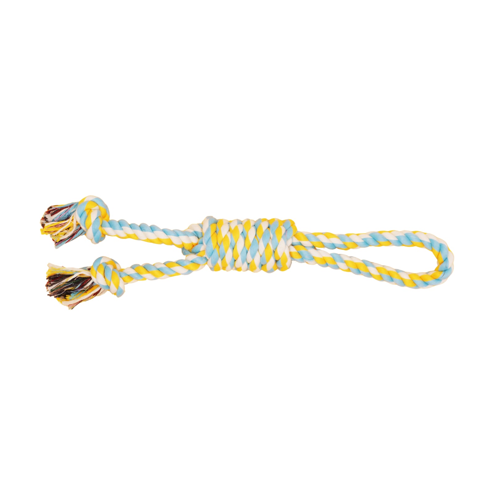 Blue and Yellow Small Tug Rope