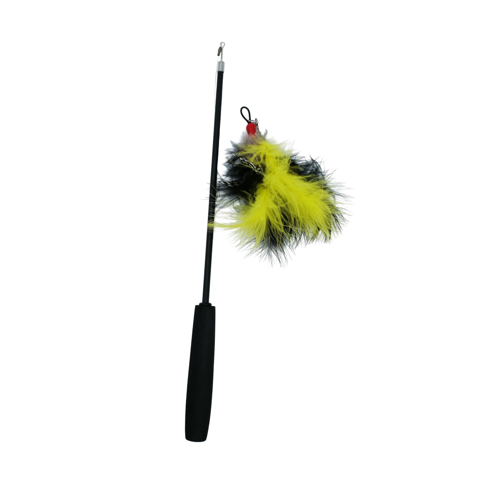 Telescopic Fishing Rod with Feathers